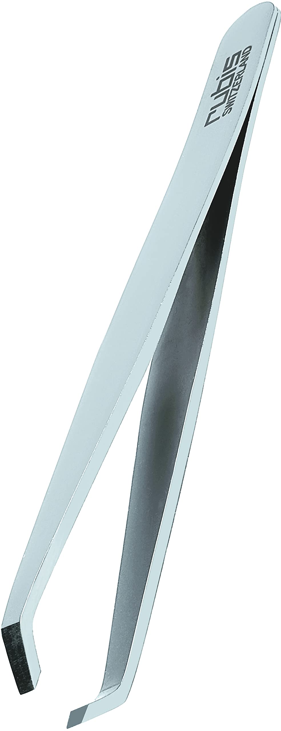 Rubis Crab Tweezers Offset - Eyebrow Tweezers for Eyebrow Plucking Angled Straight Tip