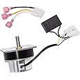 Criditpid Replacement 812-4421 Auger Feed Motor for Quadrafire Classic Bay 1200, Castile, Mt Vernon, Santa Fe Pellet Stove, Auger Motor for Heatilator CAB50, PS35, PS50 Pellet Stove.