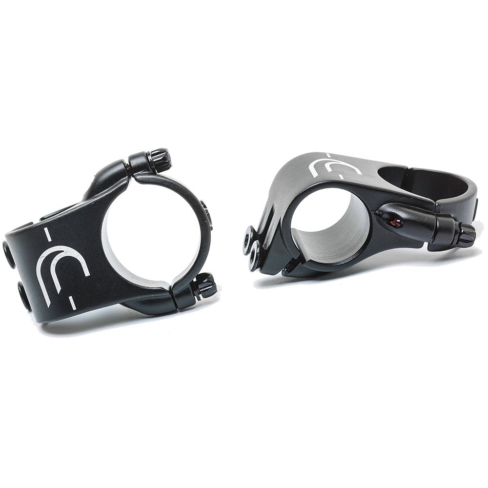 Deda Elementi Parabolica Handlebar Extension Clamps, Black, 31.7mm