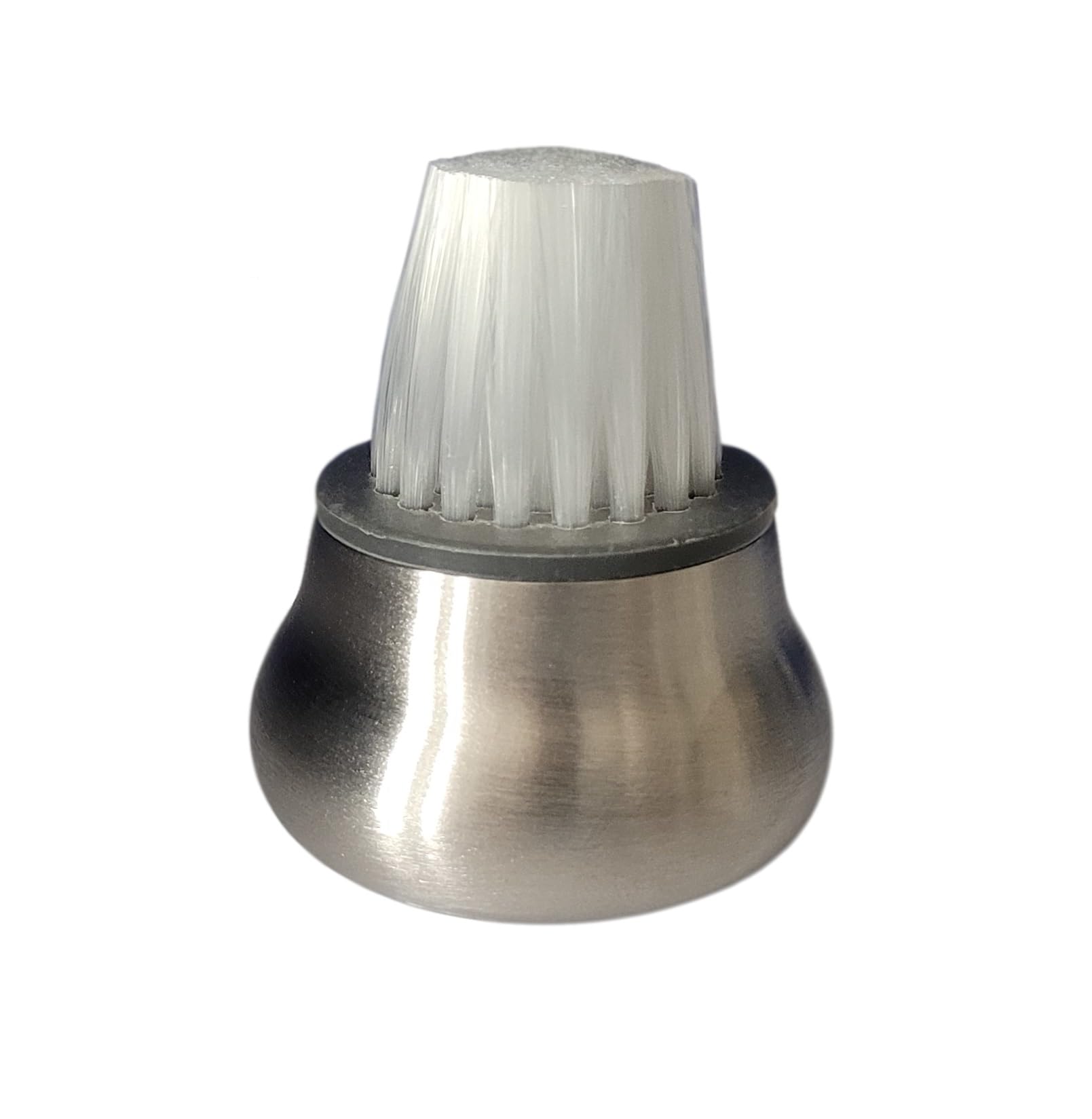 Provance Stainless Steel Mushroom Brush, Soft Bristles, 40g, Silver