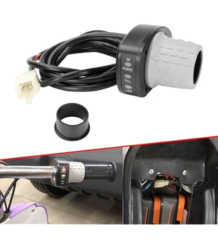Universal Parts Variable Speed Twist Grip Throttle For Razor - Foto 3