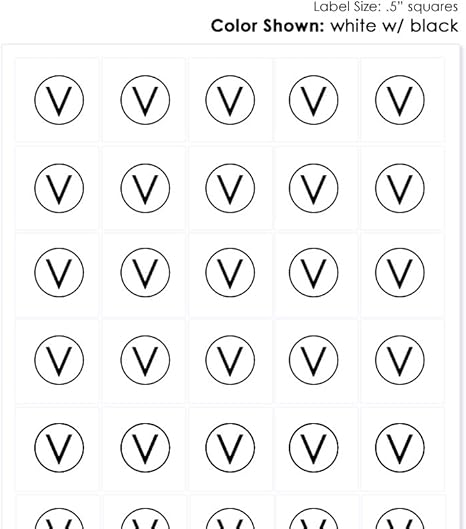 Amazon Com Savor The Memories Food Choice Stickers For Place Cards Meal Stickers White With Black Icon Vegan V With Circle Home Kitchen