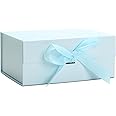 YACEYACE Small Gift Box, 1Pcs Light Blue, 9.4x6.8x4.1 inch, Multi-purpose Gift Wrapping Box with Lid, Perfect for Multiple Occasions