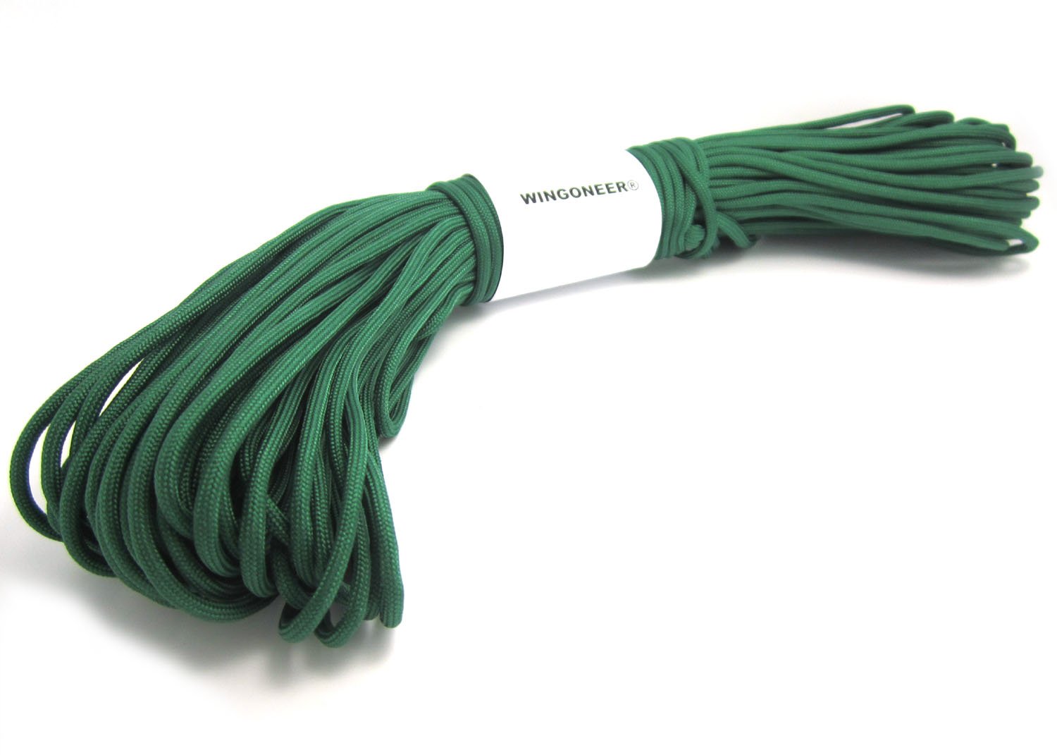WINGONEER 550 Paracord Mil Spec Type III 7 strand parachute cord Green 100 feet