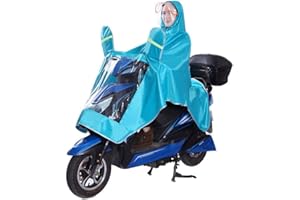 XGOPTS Unisex Adult Poncho Waterproof Rain Poncho Outdoors Bike Ebike Motorcycle Scooter Cycling Jacket Raincoat Cape Rain Cover