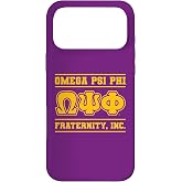 Omega Psi Phi Fraternity Paraphernalia, Omega Psi Phi Ques Case for iPhone 17 Pro Max