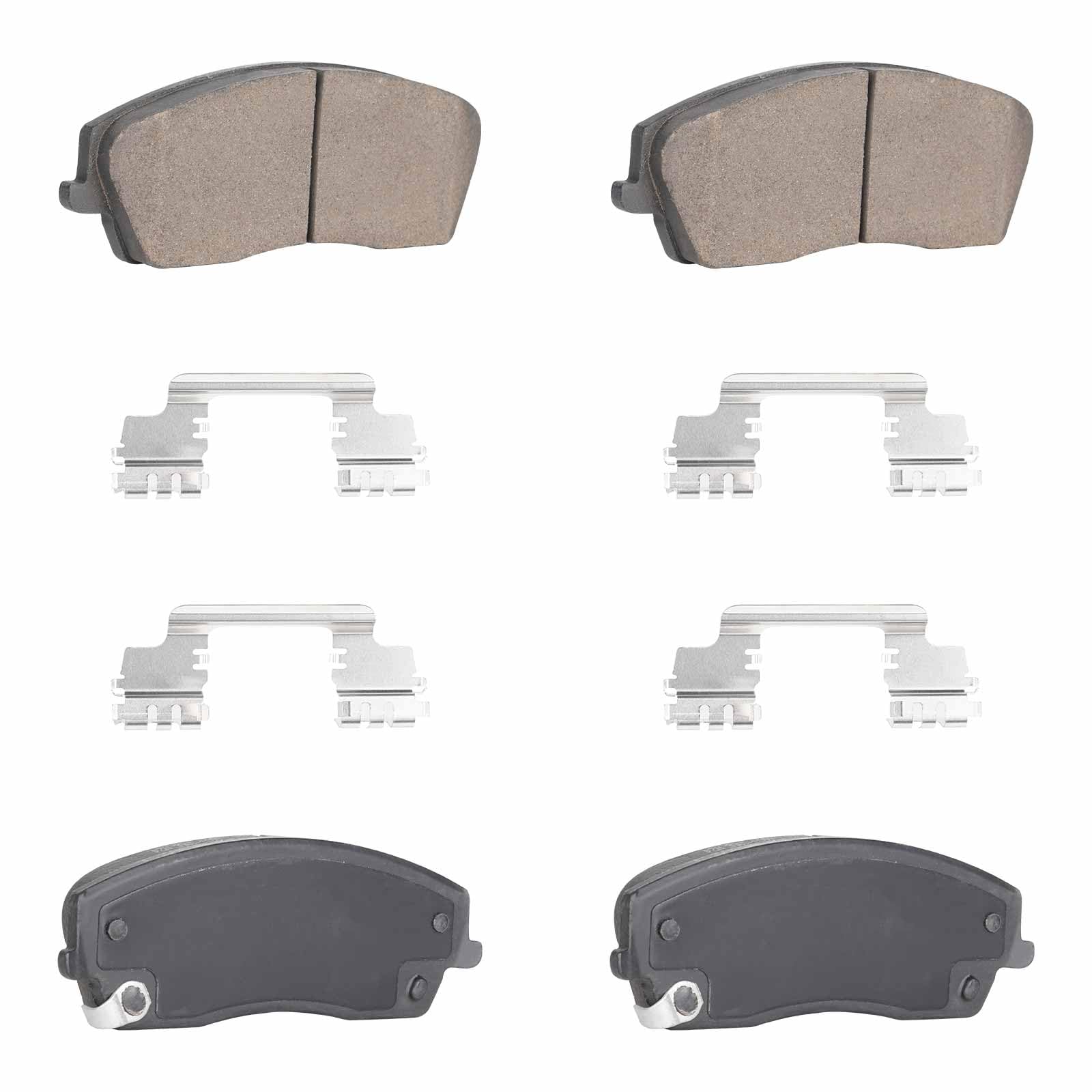 Photo 1 of 4PCS Front Semi-Metallic Brake Pads 2005-2021 Compatible with Chrysler 300 2009-2021 for Dodge Challenger 2006-2021 for Dodge Charger 2005-2008 for Dodge Magnum RWD