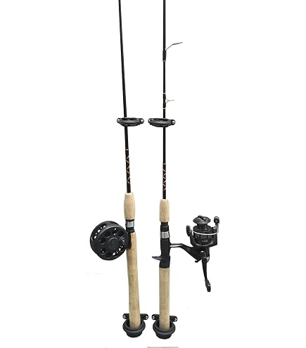 DU-BRO Fishing Trac-A-Rod Holders, Black, Rod Racks