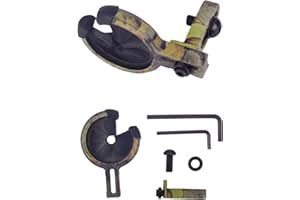 Whisker Biscuit Arrow Rest, Archery Compound Bow Brush Round Hand Brush Screw Bristle Arrow Stand on for Arrow Maintenance