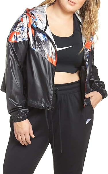 nike crop windrunner