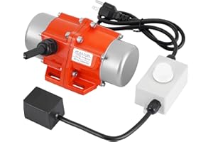 JIAWANSHUN 60W Concrete Vibrator Screen, 3600RPM Waterproof Vibrating Motor, 110V AC, Speed Controller, US Plug (60, Watts)
