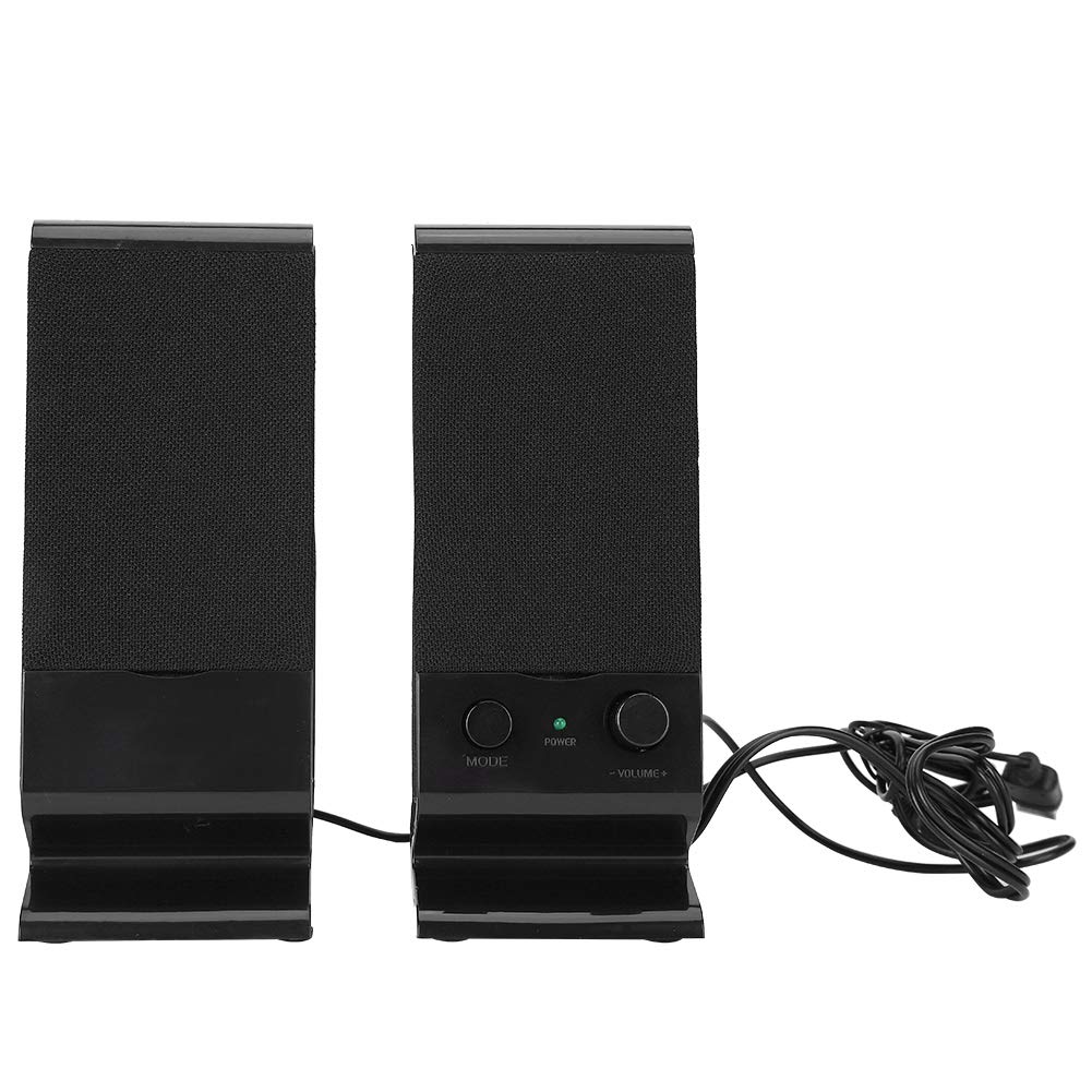 Topiky Combination Speaker, Portable Mini USB 2.0 Bass Combination Speaker Computer Subwoofer for / MP3 / Cellphone/Laptop PC