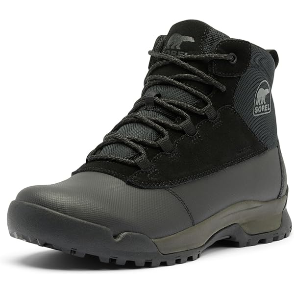 Amazon.com | SOREL Men's Buxton Lace Waterproof Boot - Black