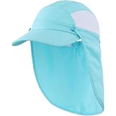 Connectyle Kids Sun Hat with Removable Neck Flap UPF 50+ Sun Protection Baseball Cap Summer Beach Sun Hats 3-6 Years