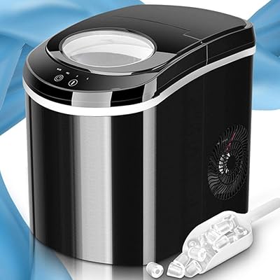 TRUSTECH Portable Ice Machine Countertop 26 lbs in 24 Hrs