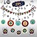 Kids Birthday Decorations under 10 Boys - Birthday Party Supplies for Kids All in One Pack - Navy Blue by K-F Decorations