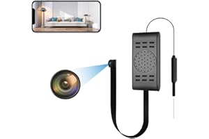 TAOZHI Hidden Camera Mini WiFi Wireless Spy Cameras HD 4K Nanny Cams Small Spy Cam with Motion Detection Security Cameras for Indoor Outdoor