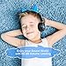 iClever Kids Headphones, Cat-Inspired Wired On-Ear Headsets with 85dB Volume Limited, Food Grade Silicone Material (Kids-Friendly), 3.5mm Audio Jack Cable, Children Headphones for Kids, Bluethumb 1