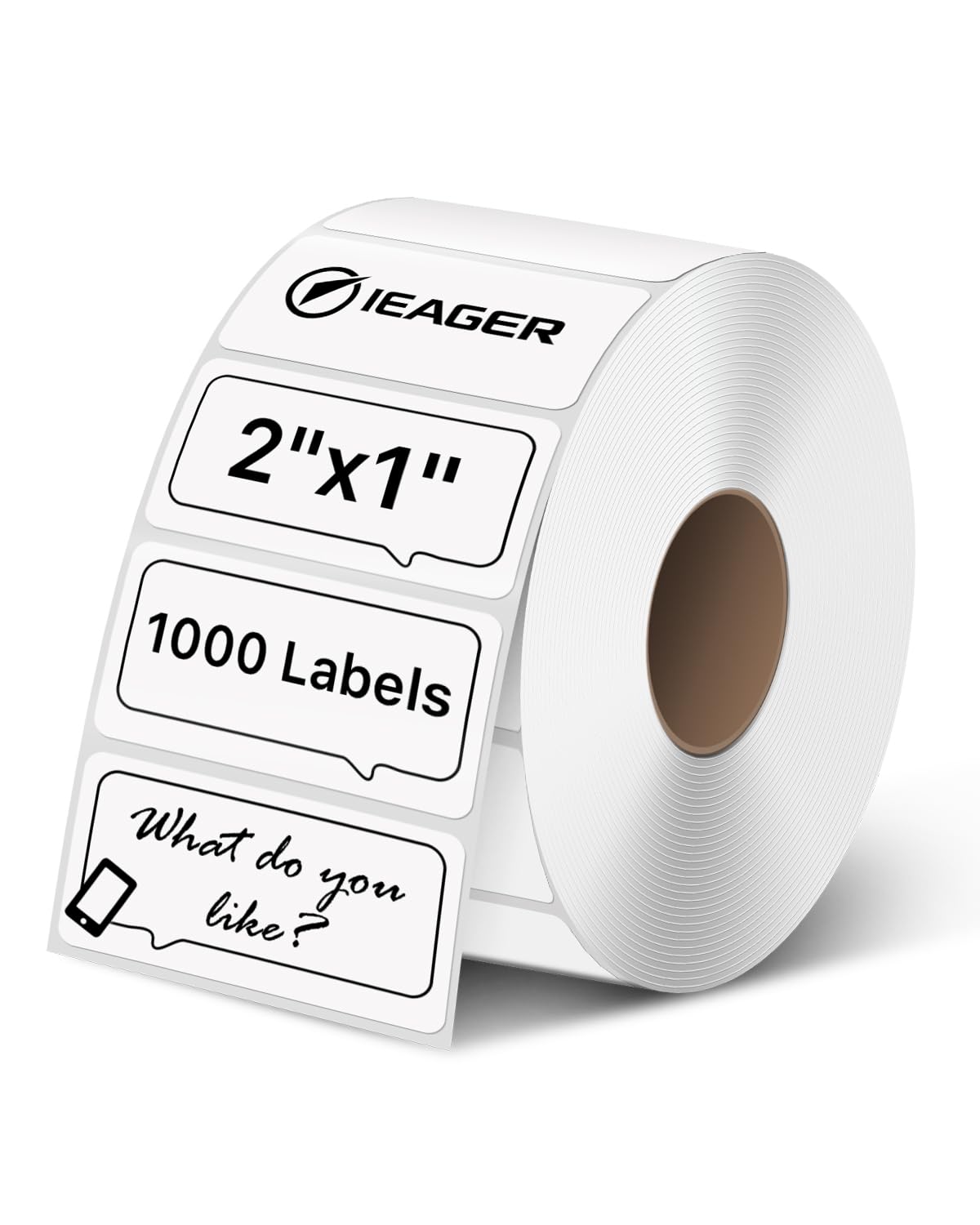 iEager 2x1 Inch Thermal Labels, White Rectangle Thermal Printer ...