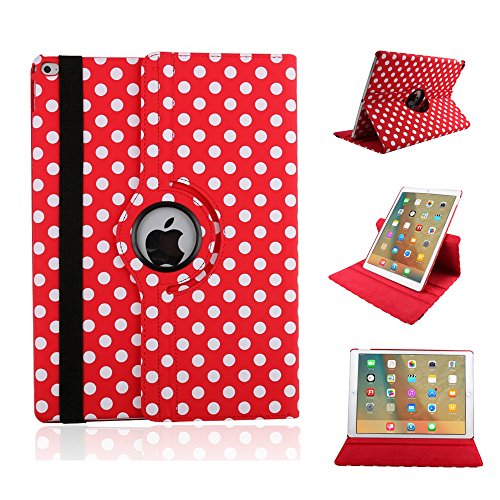 Cover Case For iPad Air 2,elecfan Smart Screen Protective Flip Folio Cover with Multiple Viewing Angles For Apple iPad Air 2 9.7 inch (iPad Air 2, Red)