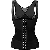 SHAPSHE Waist Trainer for Women Workout Corset Waist Cincher Shapewear Tummy Control Vest Body Shaper Invisible Girdle