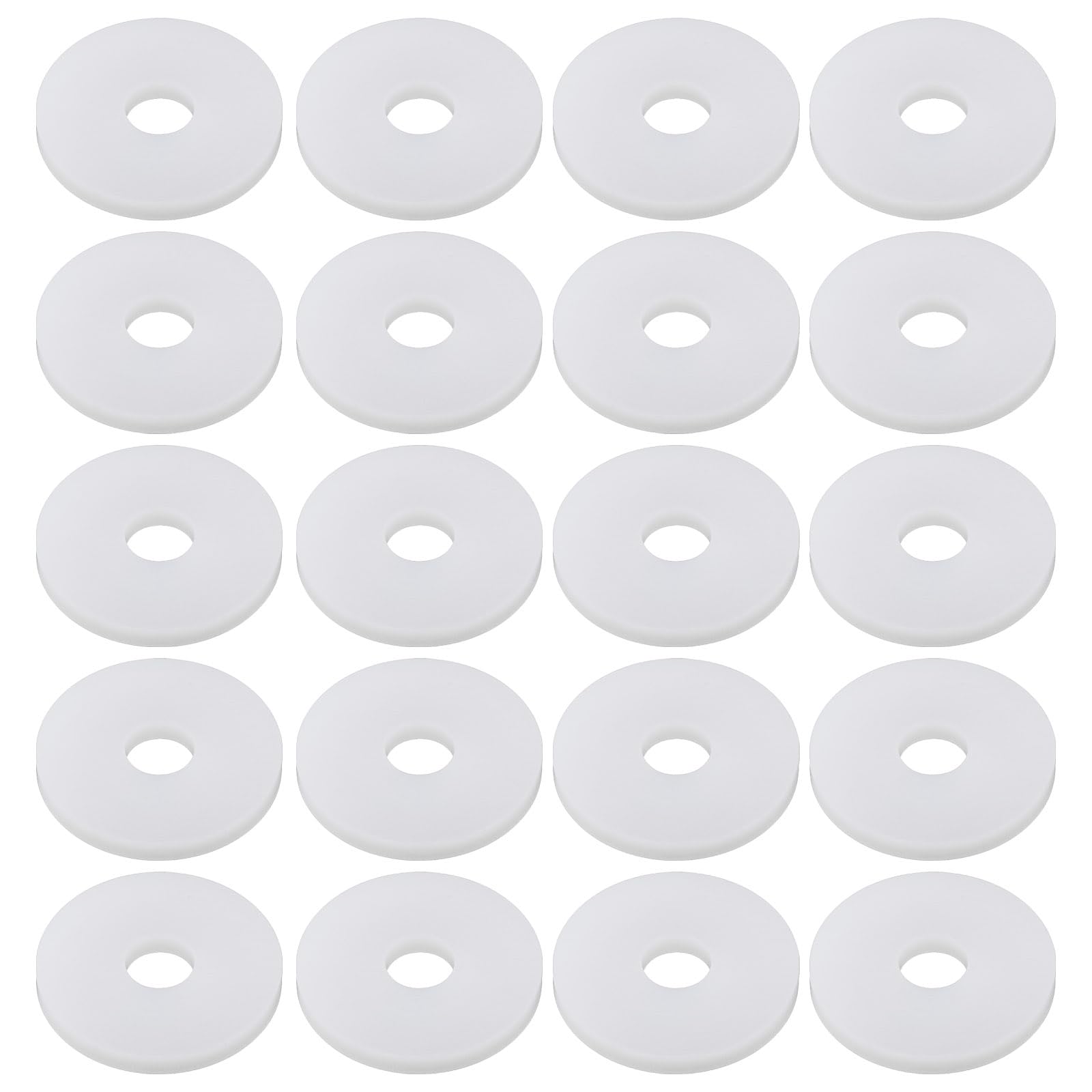 eMagTech 20Pcs Bait Pump Washers Outer Diameter 28mm Inner Diameter 8mm Thickness 2.9mm Suitable for Bait Pumps with Bore Diameter 28mm Silicone Rubber