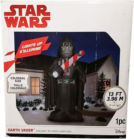 Star Wars Darth Vader Inflatable Christmas Decor Self Inflating