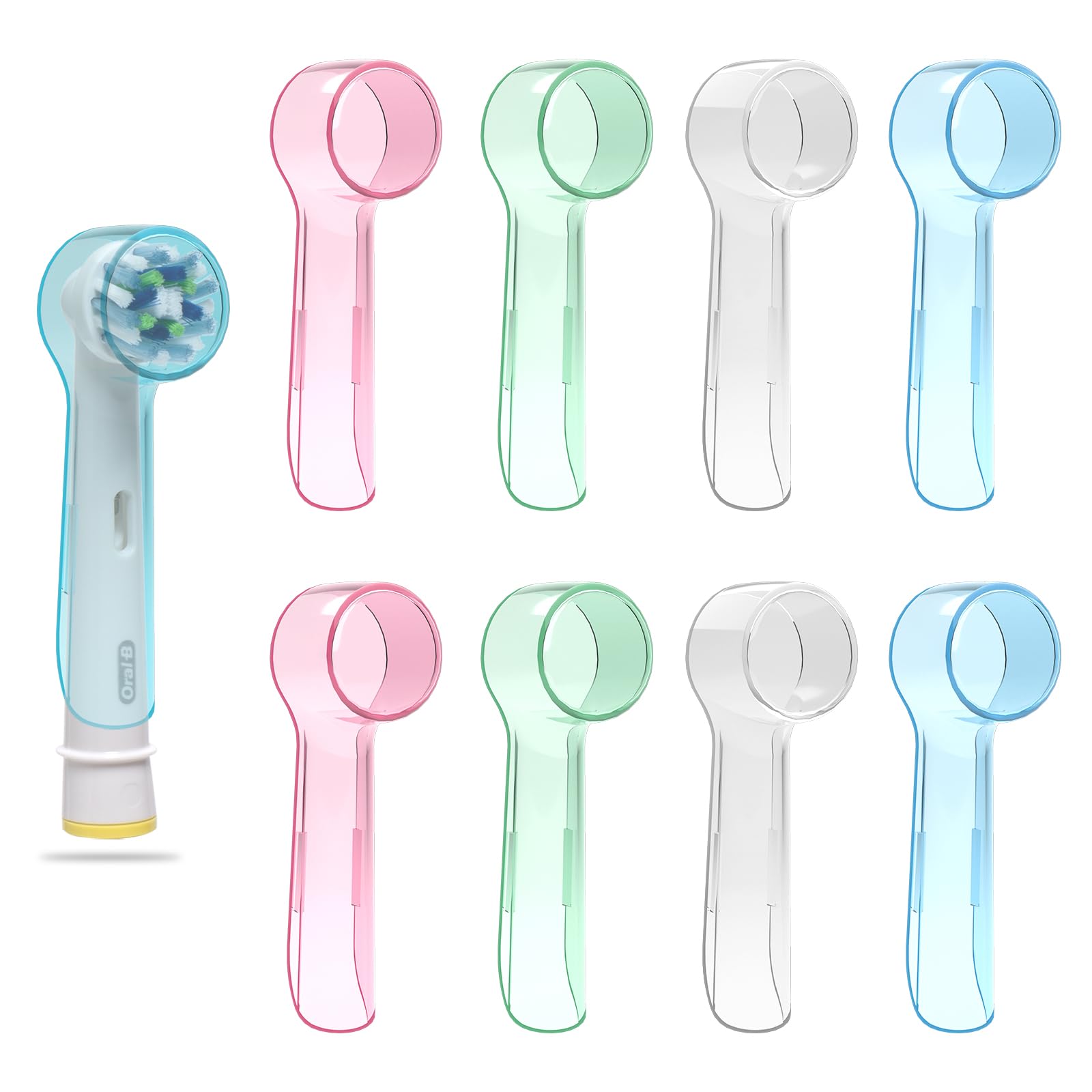 seplouis 8 PCS Electric Toothbrush Head Covers for Oral B Toothbrush Head — image 1