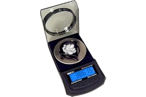 GemOro Platinum PCT251 | Durable Precise Jewelers Premium Class Carat Mini Scale | Digital Precision Tool with Expert Professional Reading & Accuracy 250ct x 0.005ct Readability (Black)