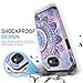 TJS Samsung Galaxy J3 Emerge/J3 Prime/Amp Prime 2/Express Prime 2/Sol 2/J3 Mission/J3 Luna Pro/J3 Eclipse Case, With [Tempered Glass Screen Protector] Hybrid Shockproof Phone Case Armor (Mandala)