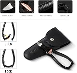FERYES Precision Toenail Clippers Thick Nails with Leather Case view 3