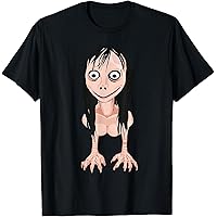 Amazon.com: Momo T Shirt - Creepy Face Shirt - Spooky Halloween
