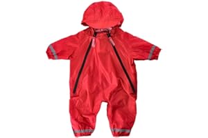 CTM Infant Waterproof Rainsuit with Reflective Stripes by Wootie