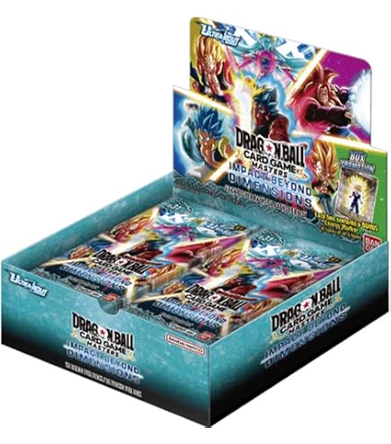 2022 Dragon Ball Super Unison Warrior Series 7 Realm of The Gods Display Booster Box: 24 Booster Packs : Toys & Games