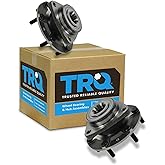 TRQ 2 Piece Front Wheel Bearing & Hub Assembly Set Compatible with 2007-2008 Hyundai Entourage 2006-2014 Kia Sedona