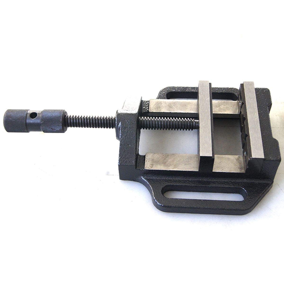 KATSU Drill Press Vice 75mm 3 Inch Professional Precision German Type Pillar Bench Drill Vice Clamp for Workshop Milling Machine Machinery Maintenance 4022763