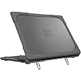 ProCase Protective Case for 13.5" Microsoft Surface Laptop 5/4/3/2 with Alcantara Palm Rest, Heavy Duty Slim Hard Shell Cover with Foldable Kickstands -Grey