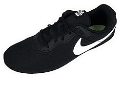 NIKE Men's Low-Top Sneaker, Black White Barely Volt