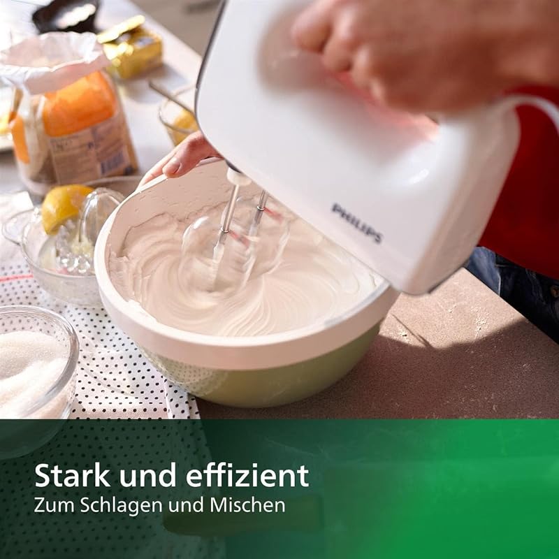 Handmixer 5000 Serie, 450W, 5 Geschwindigkeiten, Turbo, Weiß — Foto 6 von 6