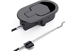 Baridwon Recliner Replacement Parts(1 Sets), Recliner Cable Replacement Parts with Metal Release Pull Handle fits Ashley and Most Recliner Sofa, Exposed Cable Length 5.12Inch