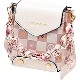 Lifenanny Small Crossbody Shoulder Bag, Cellphone Handbag Wallet Purses with Chain Handle for Women Girls Teens
