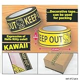Hello Kitty Decorative Tape [Keep Out!] Set of 2 Pcs