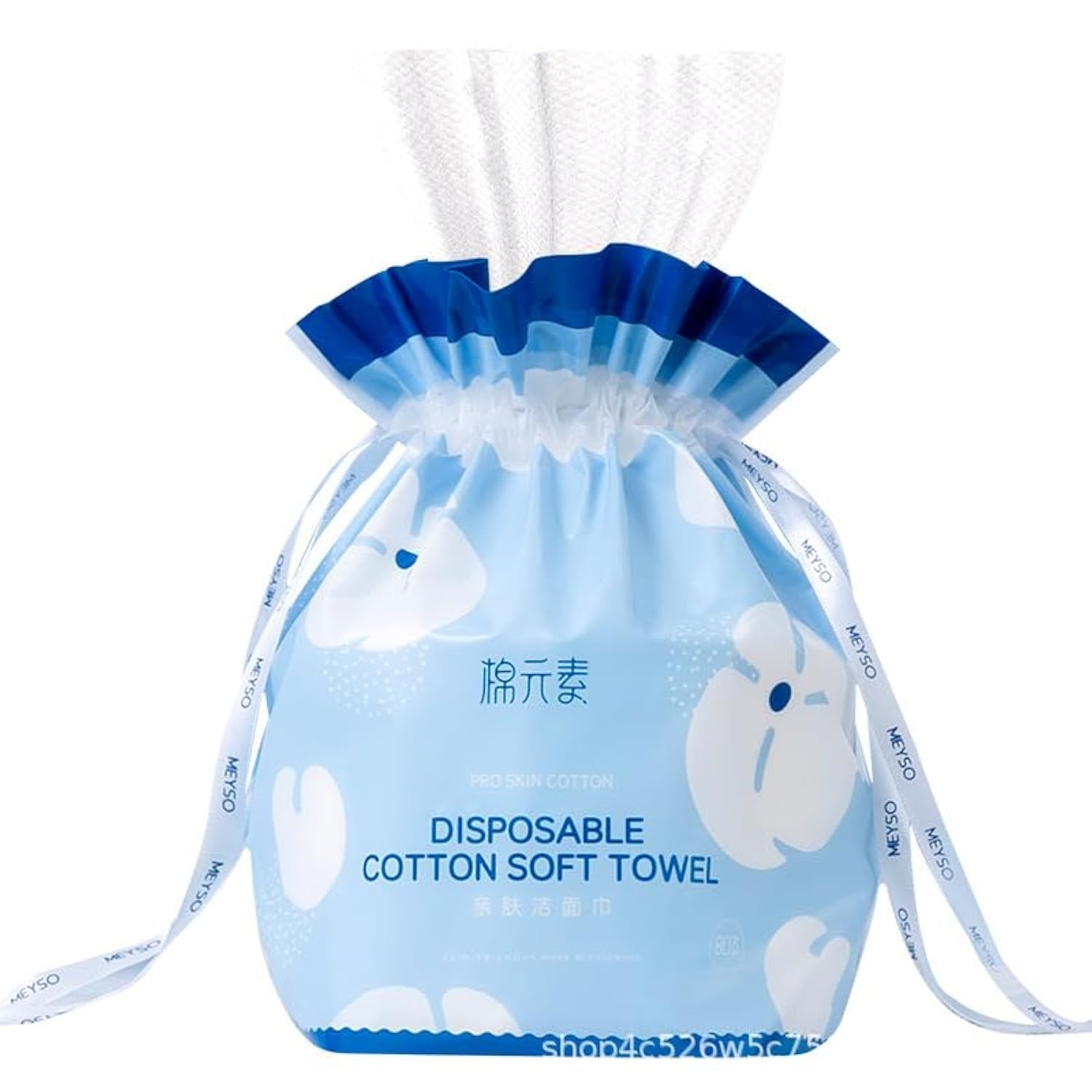 Ruihua Disposable Cleaning Cotton Face Towel, Non-Woven Fabric Disposable Wipers Washcloths,Makeup Facial Soft Wash Towel, Disposable Beauty Towels 80 Pieces per roll