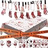Decorazione di Halloween,Bst4u 26PCS Coltello Insanguinate Main Insanguinata Piede Banner,Adesivo Finestra Héron…