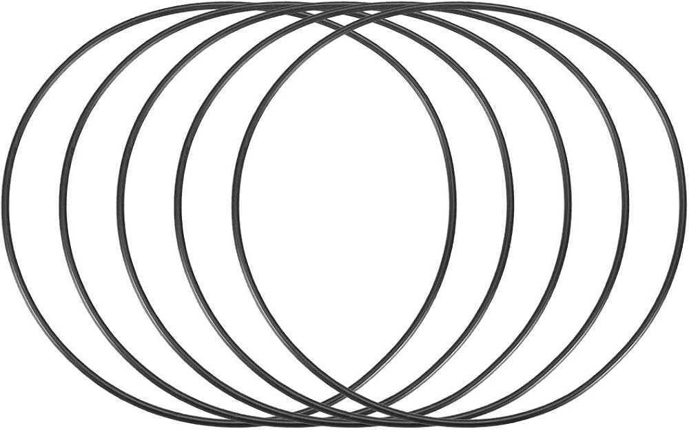 Uxcell Nitrile Rubber O-Rings 85mm OD 82mm ID 1.5mm Width Metric Sealing Gasket