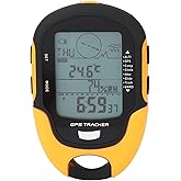 Handheld GPS Navigator, Portable with Beidou Dual Navigation GPS Navigation Receiver, USB Rechargeable Digital Altimeter Baro