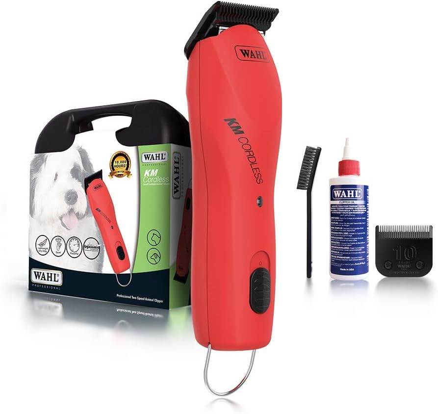 Wahl Pro KM Cordless Animal Clipper Amazon.co.uk Pet Supplies
