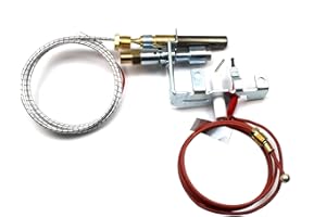 PALART 103779-01 Natural Gas(NG) Replacement Pilot Assembly ODS compatible whith fireplaces pp231 NG8218 Desa, FMI, Empire, Majestic