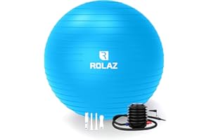 ROLAZ Exercise Ball Yoga Stability Ball Women Pregnancy Birthing Office Chair Ball for Fitness Workout Balance
