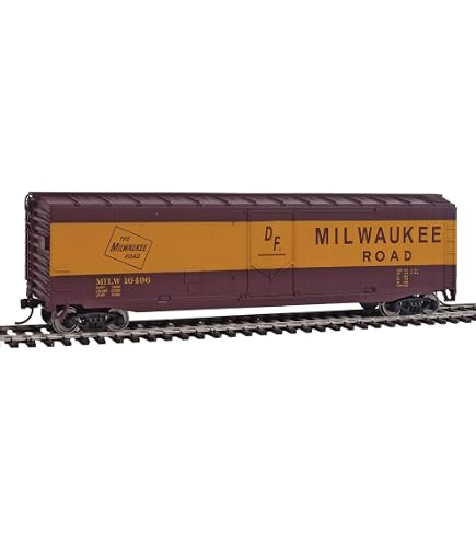 Bachmann Trains - Boîte De 40 Wagons Santa FE El Capitan - Échelle HO 1:87 - Portes Coulissantes - Roues Métalliques